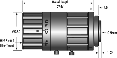 0.15X - 0.5X Non-Telecentric VariMagTL™ Lens (#87-536)